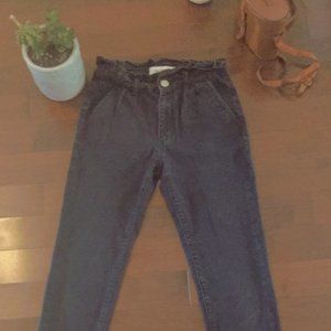 High Waisted Vintage Black Jeans